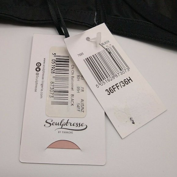 Sculptresse by Panache Chi Chi Lace Bra 36FF NEW - Picture 6 of 11